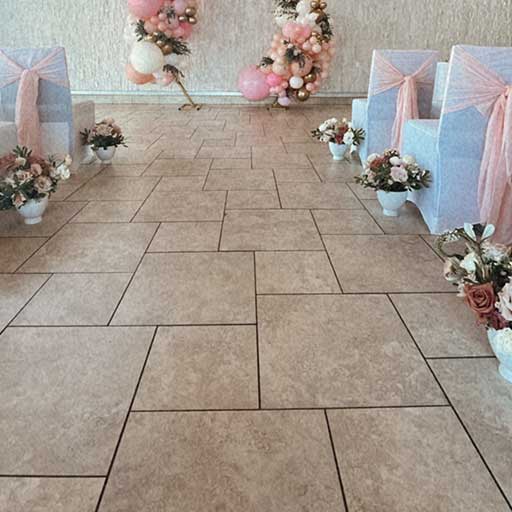 Paper Unicorn wedding chairs decorated