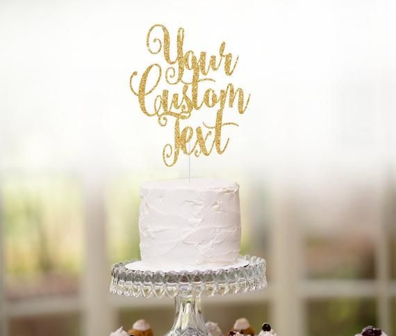 Custom Cake Toppers and Banners